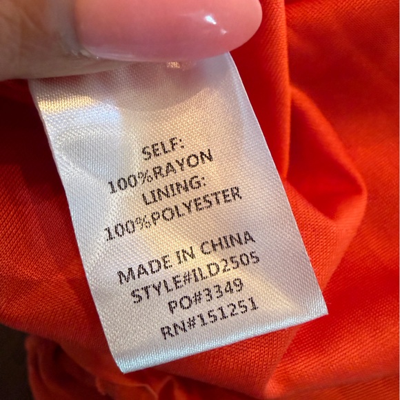 Baltic Born Santa Fe Embroidered Maxi Dress in Rust Size Medium NWT - Picture 9 of 10